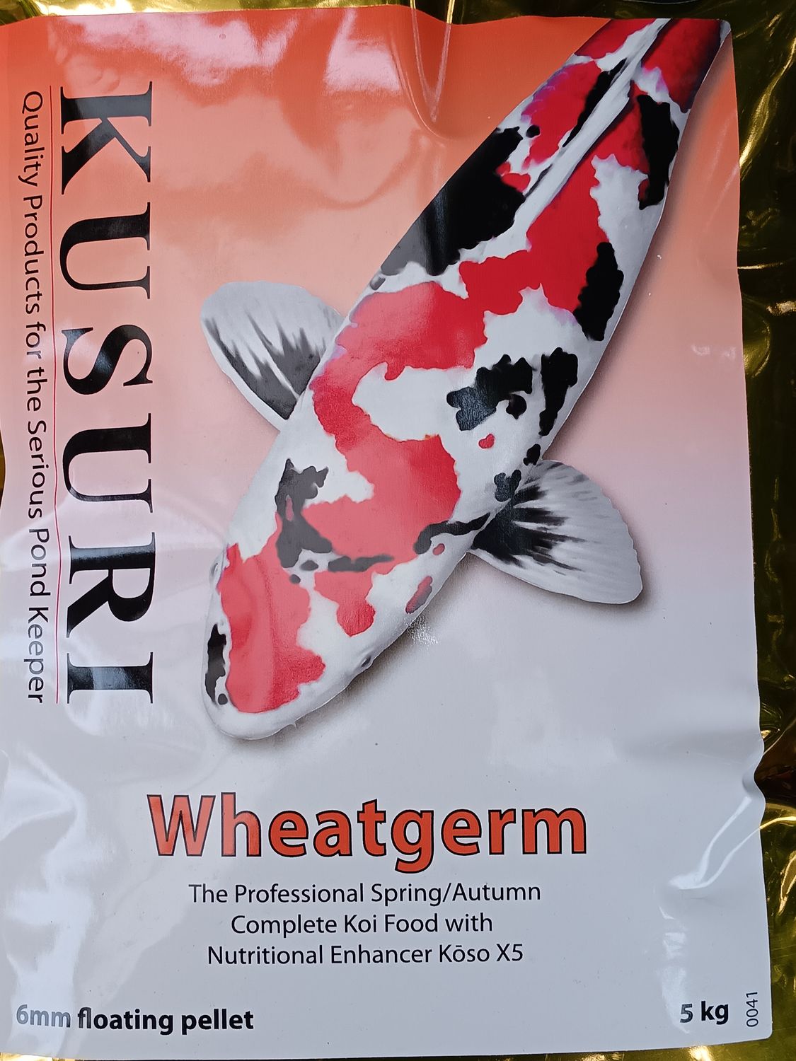 Kusuri Wheatgerm Medium Pellet 5kg With Koso.