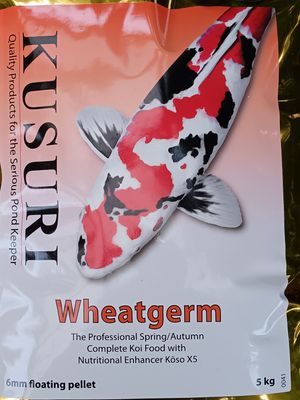 Kusuri Wheatgerm Medium Pellet 5kg With Koso.