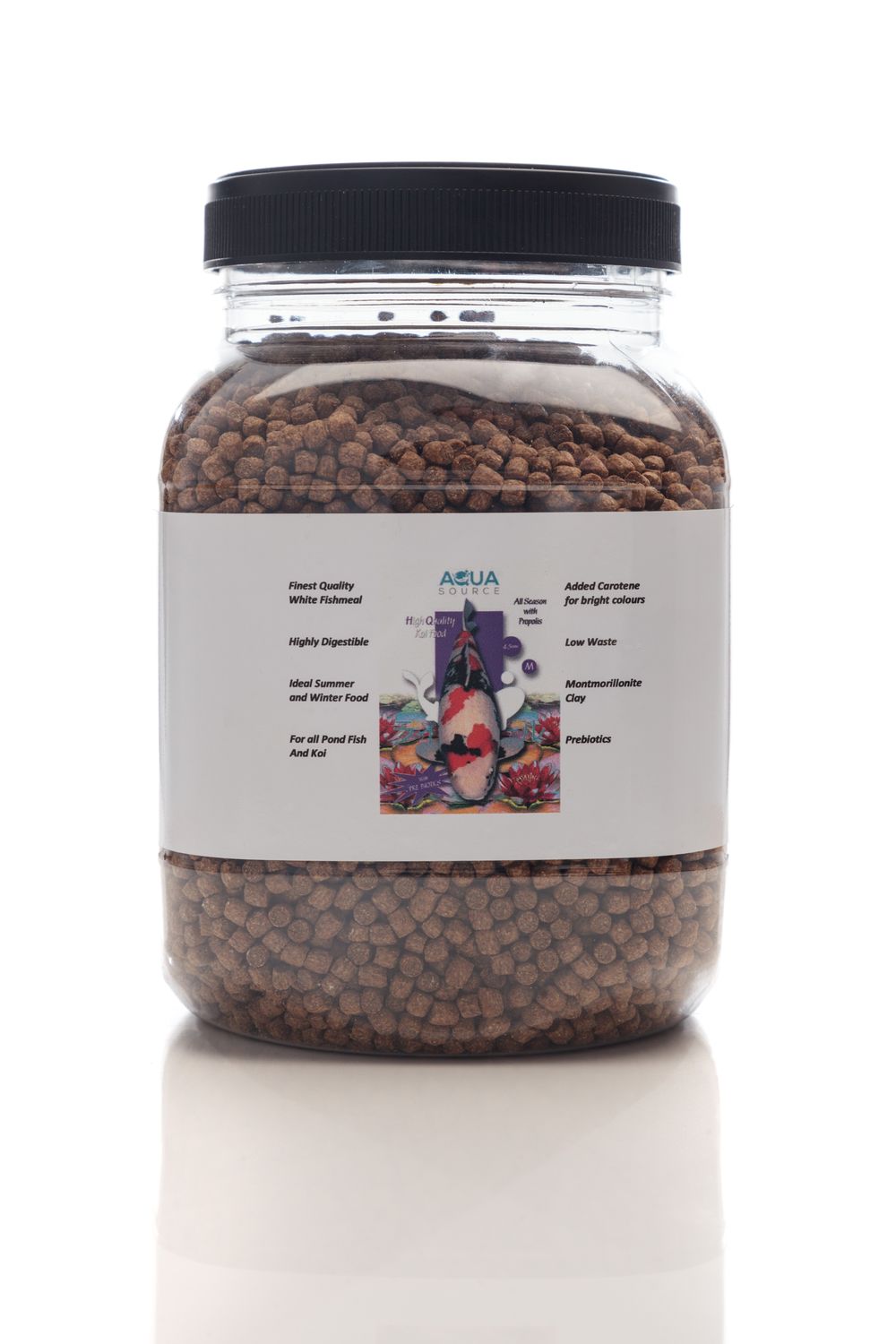 Aqua Source All Season with Bee Propolis Koi Food, Enriched Nutrition (1kg)