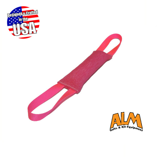 12&quot; x 2.5&quot; Pink Tug with 2 Pink Handles