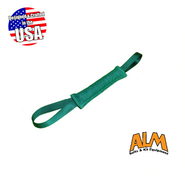 10" x 1.5" Green Tug with 2 Green Handles
