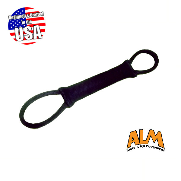 12&quot; x 2.5&quot; Black Tug with 2 Tubular Black Handles