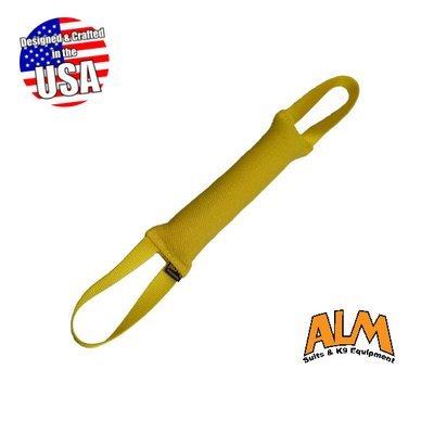 12&quot; x 2.5&quot; Yellow Tug with 2 Yellow Handles