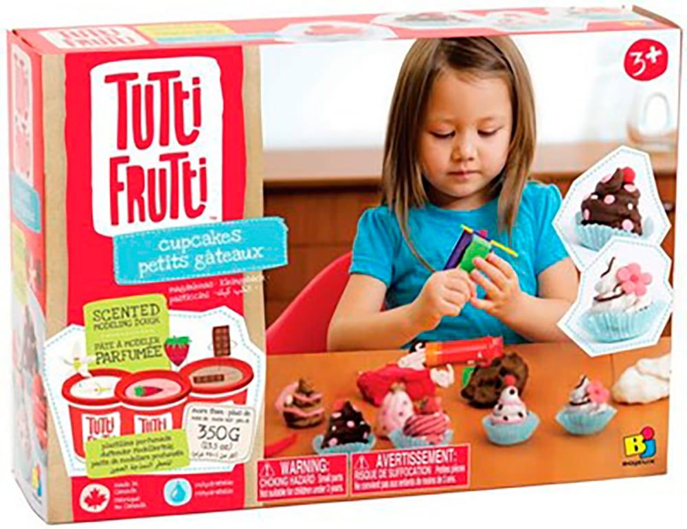 Tutti Frutti Modelling Dough Cupcakes Kit