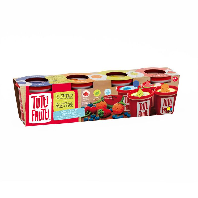 Tutti Frutti Modelling Dough 4 pack Summer Scents