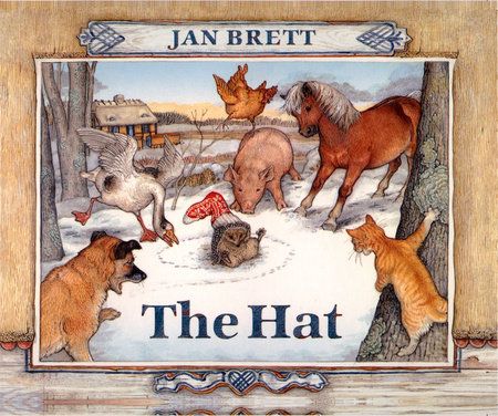 The Hat Jan Board Book by Jan Brett
