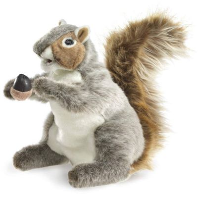Folkmanis Puppet Gray Squirrel
