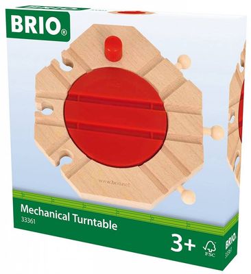 Brio World Train Track Mechanical Turntable