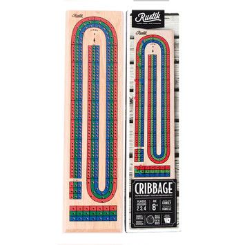 Rustik Game Cribbage Board