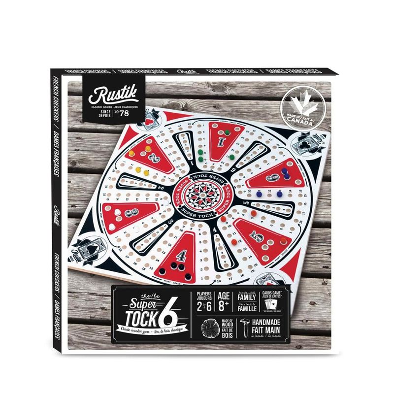 Rustik Game Super Tock 6 Players