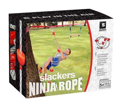 Slackers Ninja Climbing Rope 7' with Foot Holds