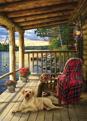 Cobble Hill Puzzle 1000pc Cabin Porch