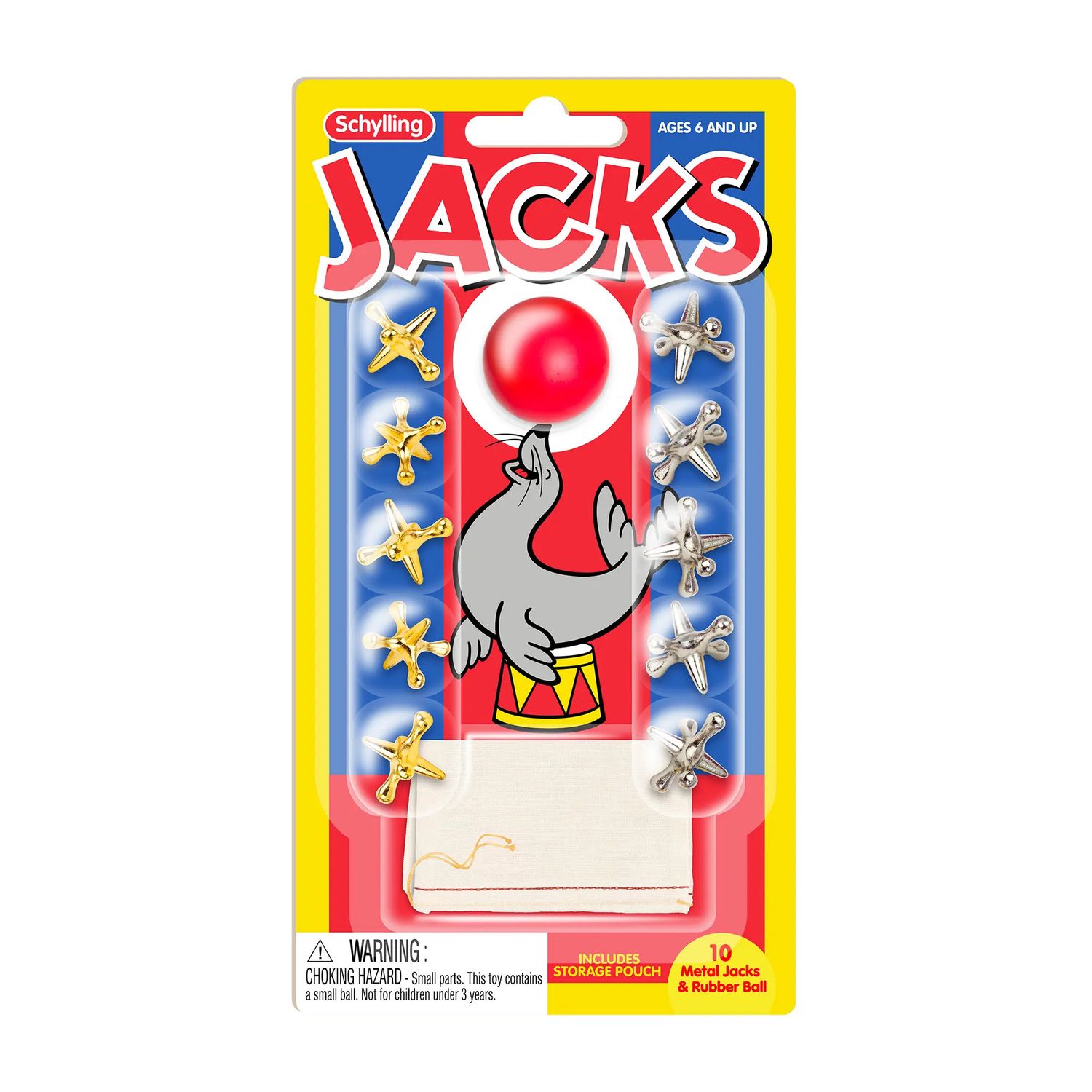Schylling Old Fashioned Metal Jacks