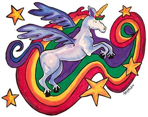 Artburn Pillowcase Rainbow Unicorn