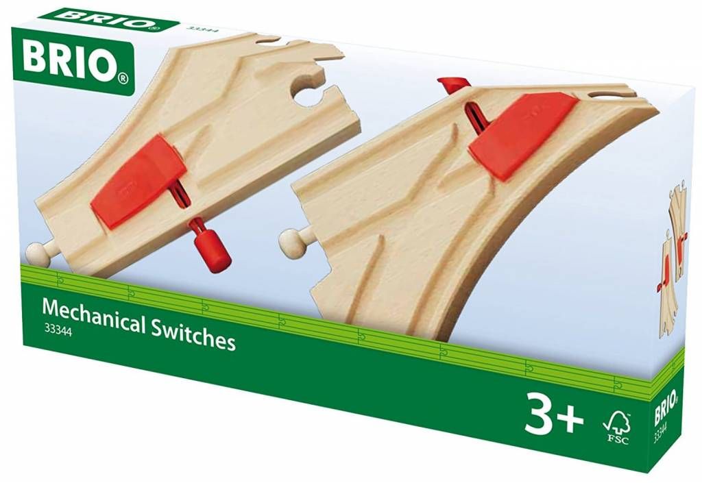 Brio World Train Track Mechanical Switches