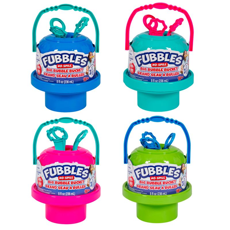 Fubbles Bubble Big Bucket No Spill!