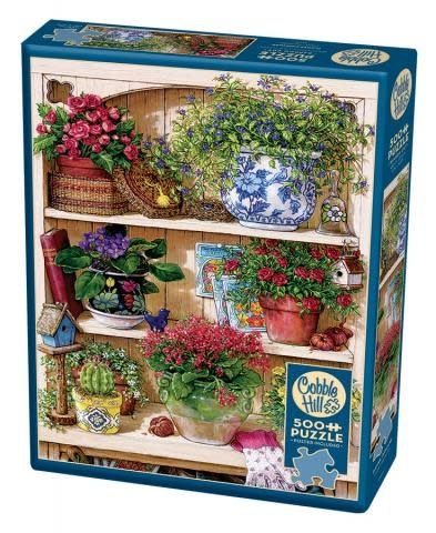 Cobble Hill Puzzle 500pc Flower Cupboard