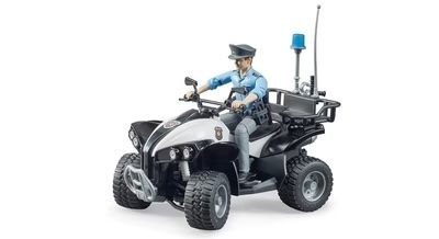 Bruder Police Quad with Policeman