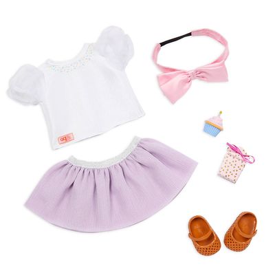Our Generation Doll Deluxe Outfit: Sweet Wishes Birthday
