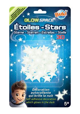 Buki Glow in the Dark 3D Stars