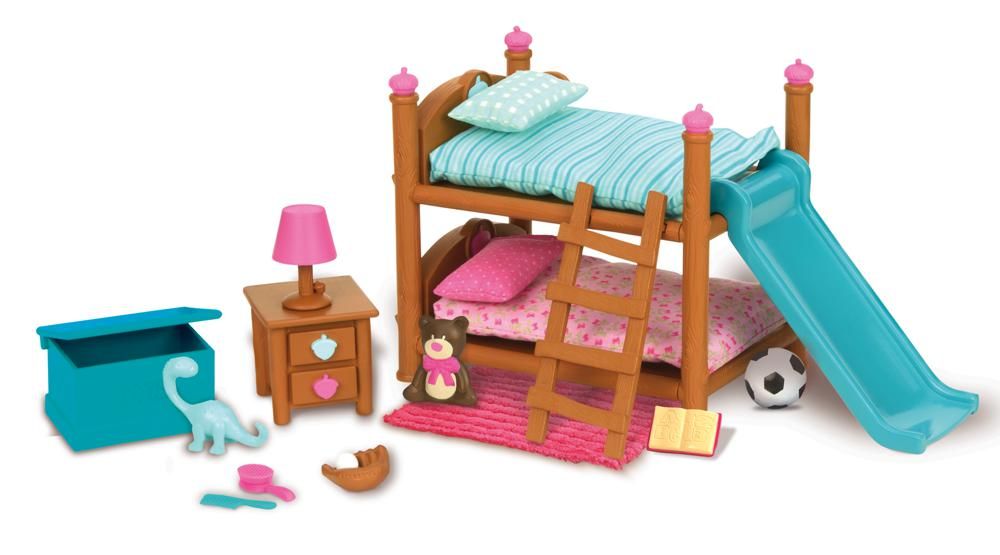 Li'l Woodzeez Room Bunkbeds Kids Room Set