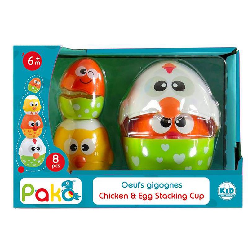 Pako Chicken &amp; Eggs Stacking Cups