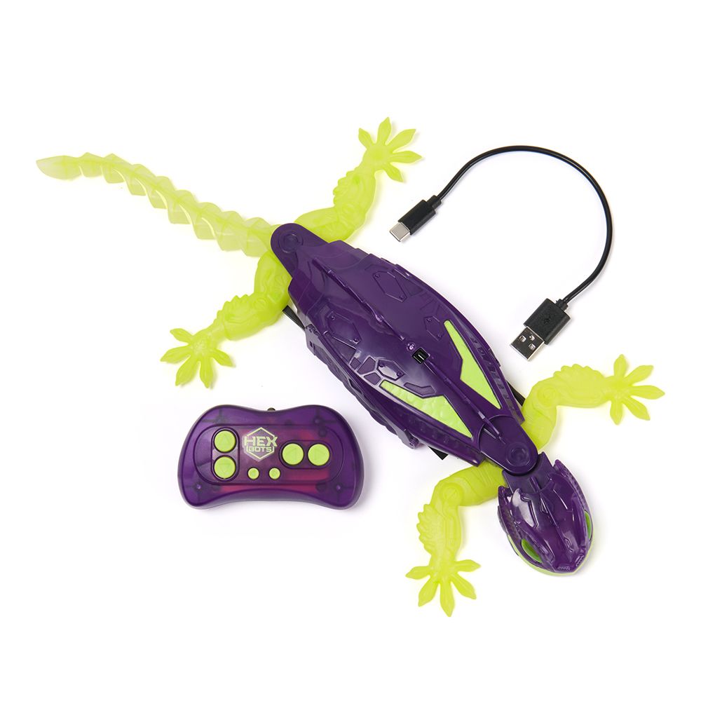 Hex Bots Glowing Wall Crawler Gecko