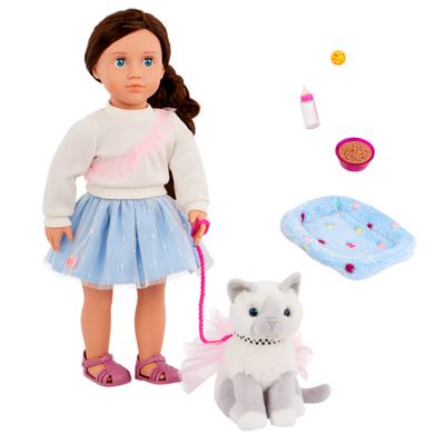 Our Generation Doll &amp; Pet Mindy &amp; Pepper Cat