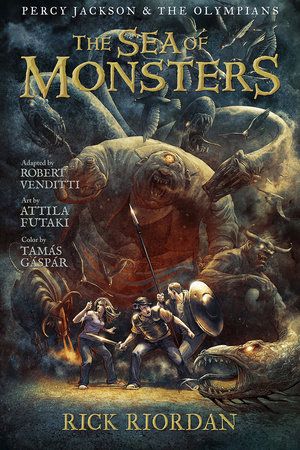 Percy Jackson Graphic Novel Book 2 Sea of Monsters