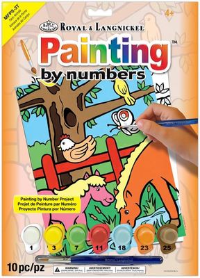 Paint by Numbers My First Farm Animals