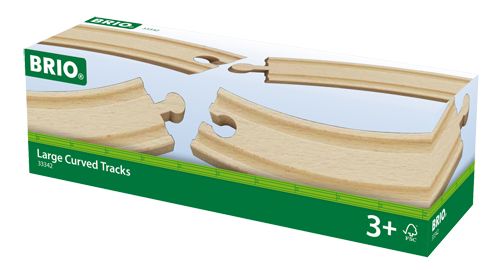 Brio World Train Tracks Large Curve