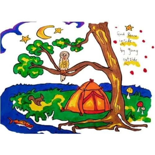 Artburn Pillowcase Muskoka Peaceful Camping