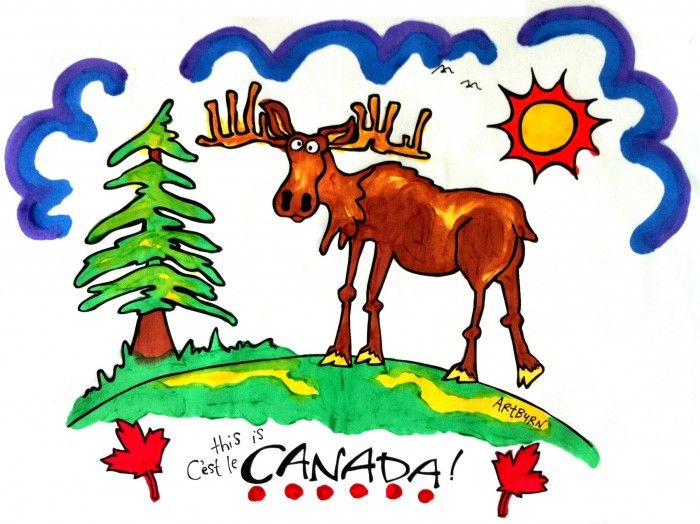 Artburn Pillowcase Muskoka Moose
