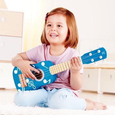 Hape Early Melodies Ukulele Rock Star Blue