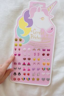 Great Pretenders Sticker Earrings Unicorn 30pc