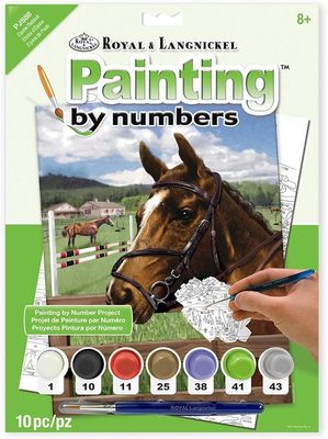 Paint by Numbers Equine Paddock