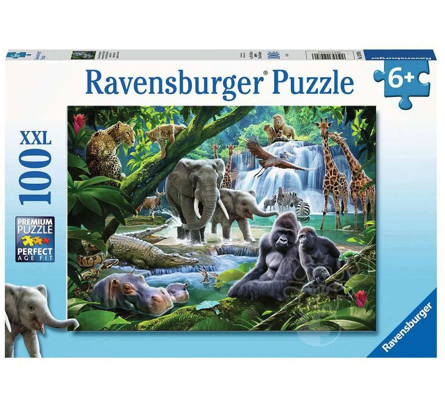 Ravensburger Puzzle 100pc Jungle Animals