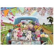 Cobble Hill Puzzle 500pc Country Truck in Spring