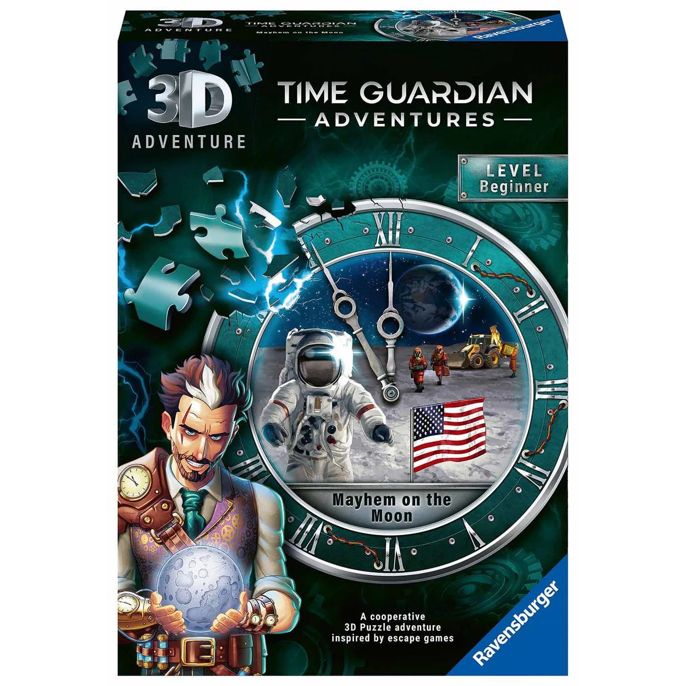 Ravensburger 3D Puzzle Adventures Mayhem on the Moon