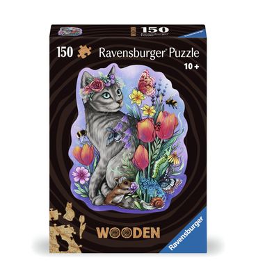 Ravensburger Wooden Puzzle 150pc Lovely Cat