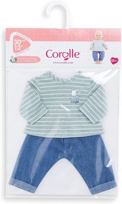 Corolle Doll Outfit Pants &amp; Striped T-shirt 12