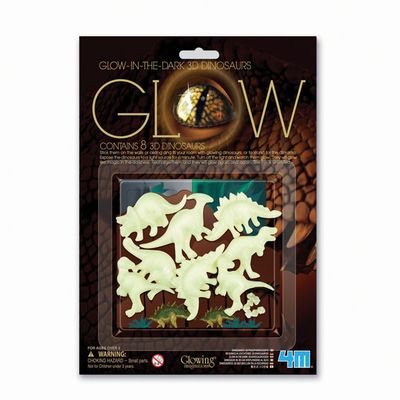 4M Glow -in-The-Dark 3D Dinosaurs