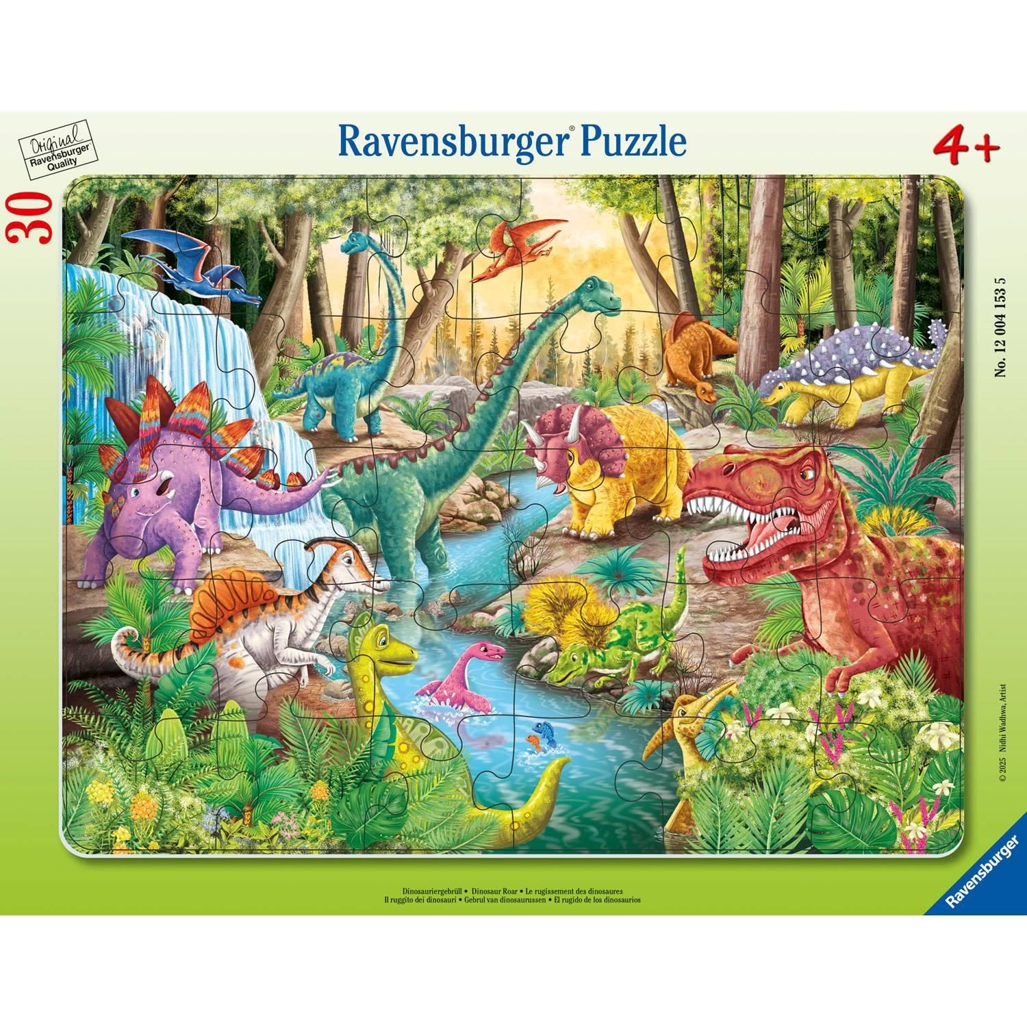 Ravensburger Frame Puzzles 30pc Dinosaur Roar