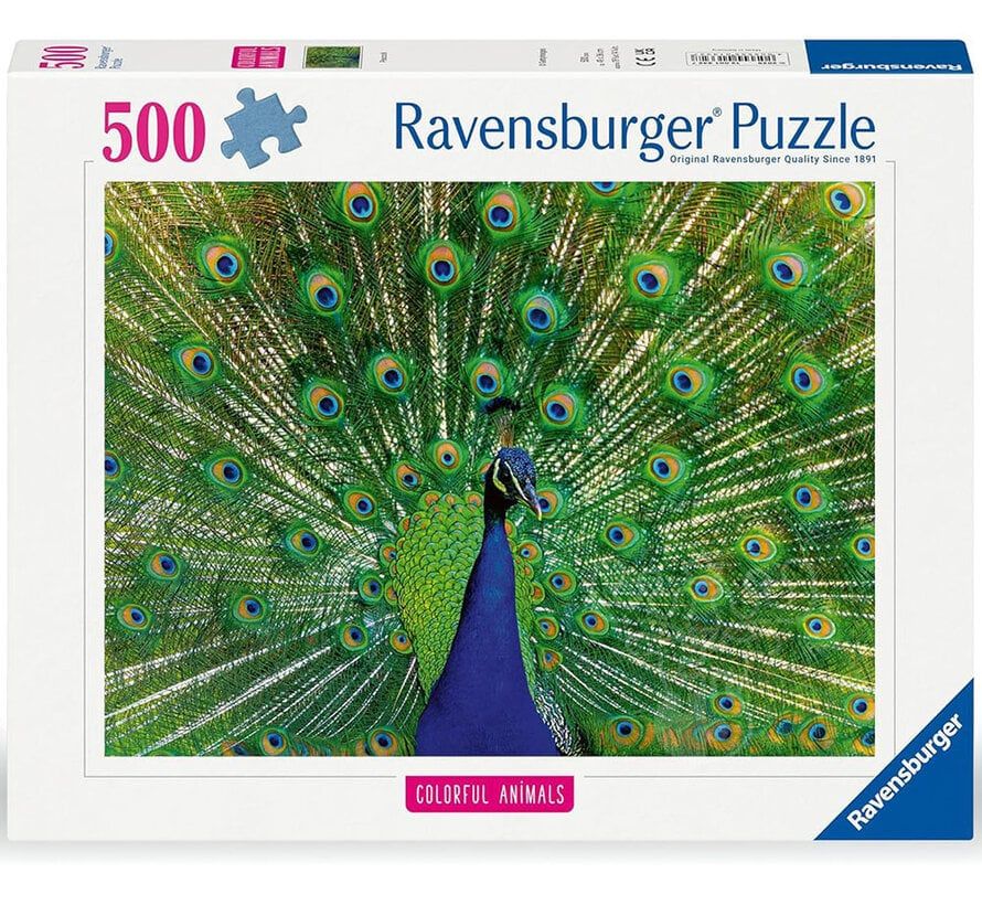 Ravensburger Puzzle Peacock 500pc