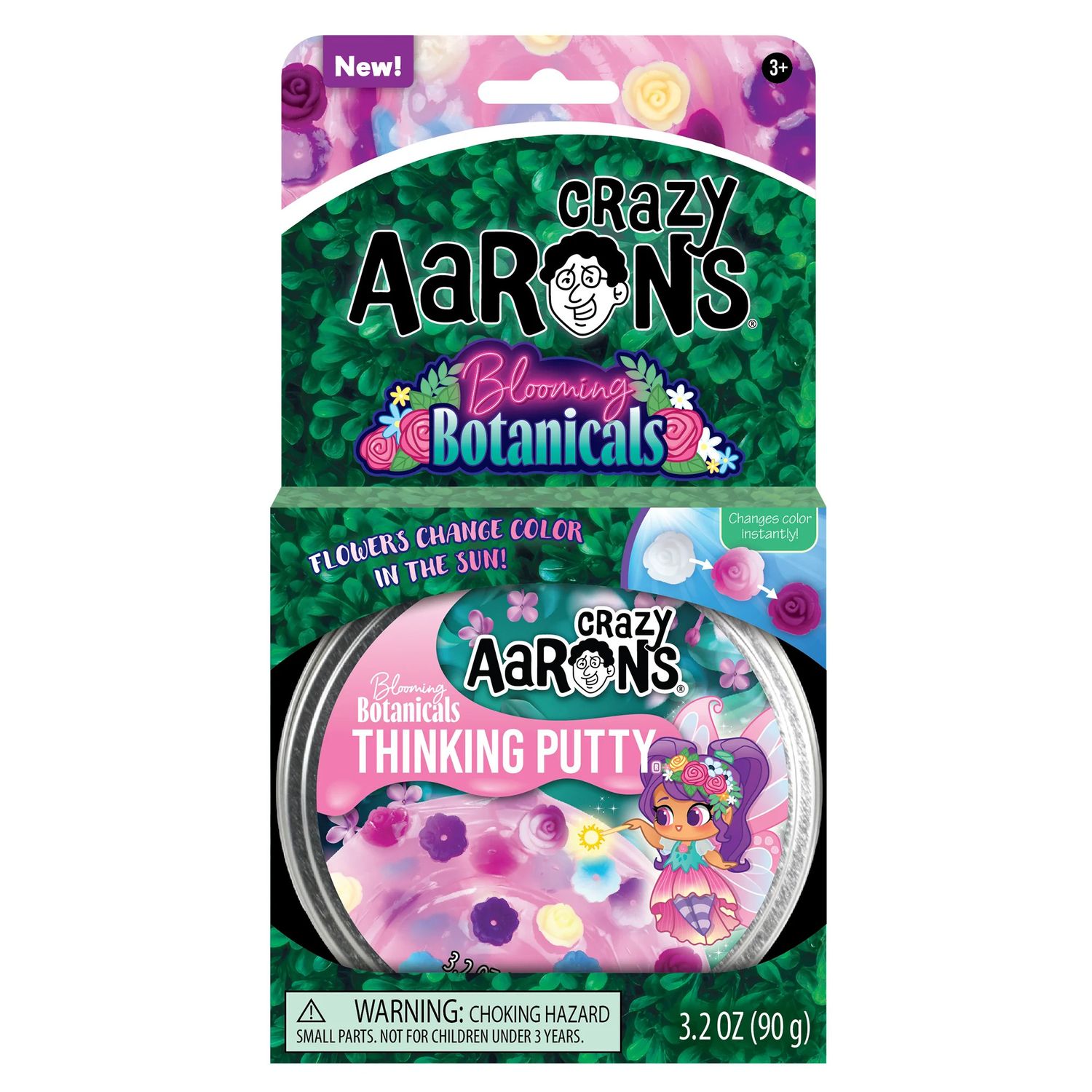 Crazy Aarons 4" Thinking Putty-Blooming Botanicals