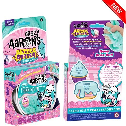 Crazy Aarons 4"Thinking putty Buttercream