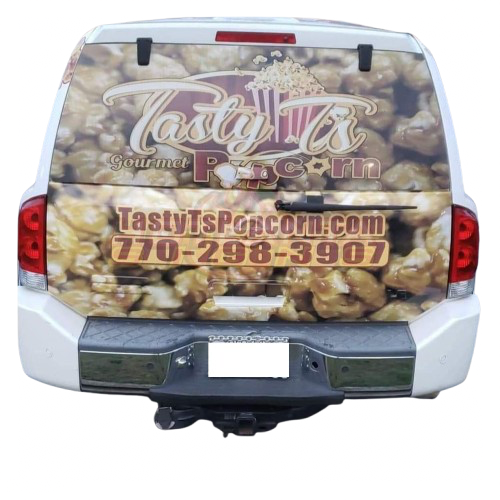 Perforated Vehicle Decals