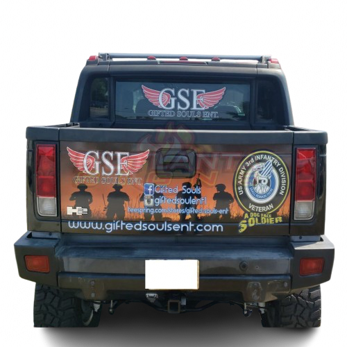 Perforated Vehicle Decals