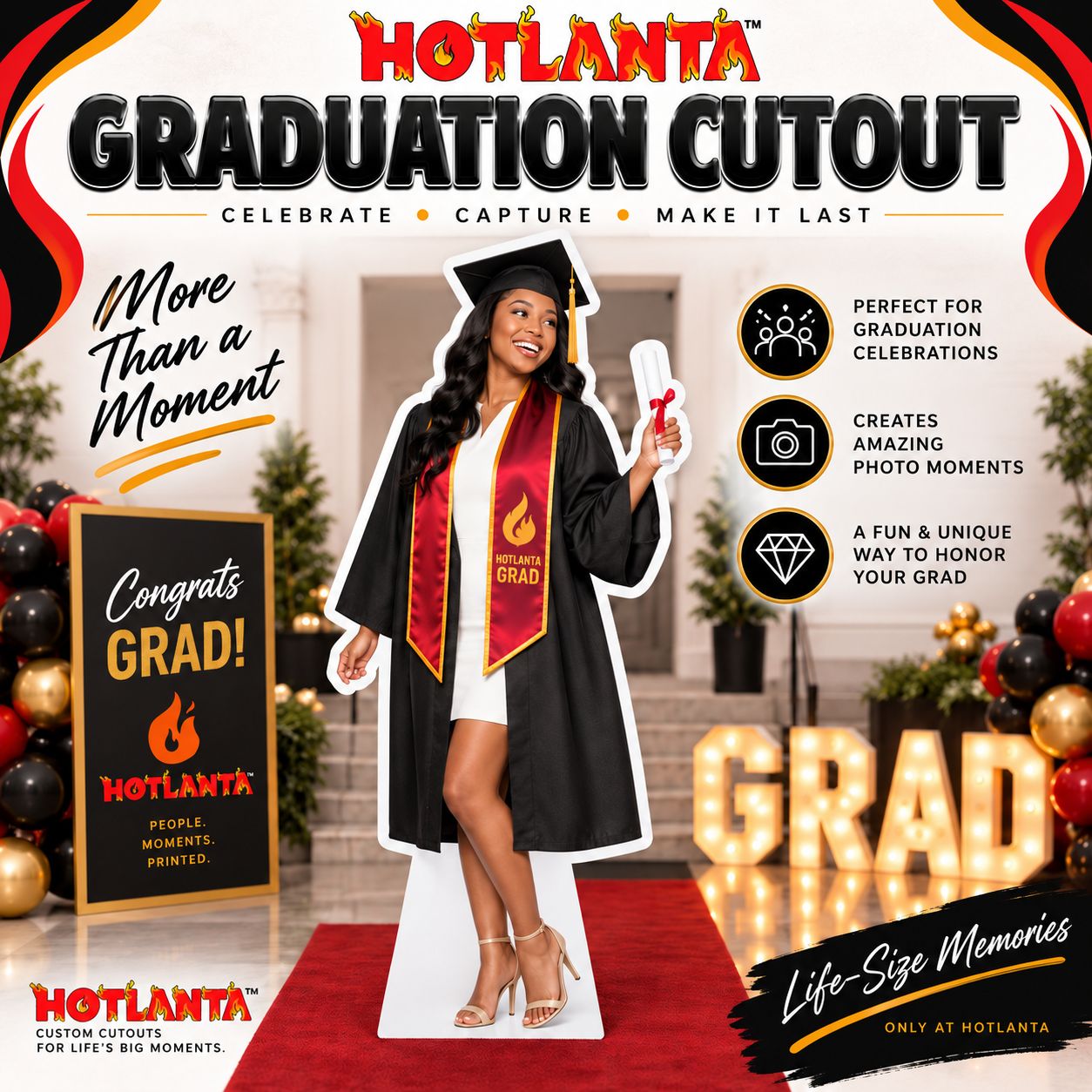 Graduation Cutouts (with NO background)