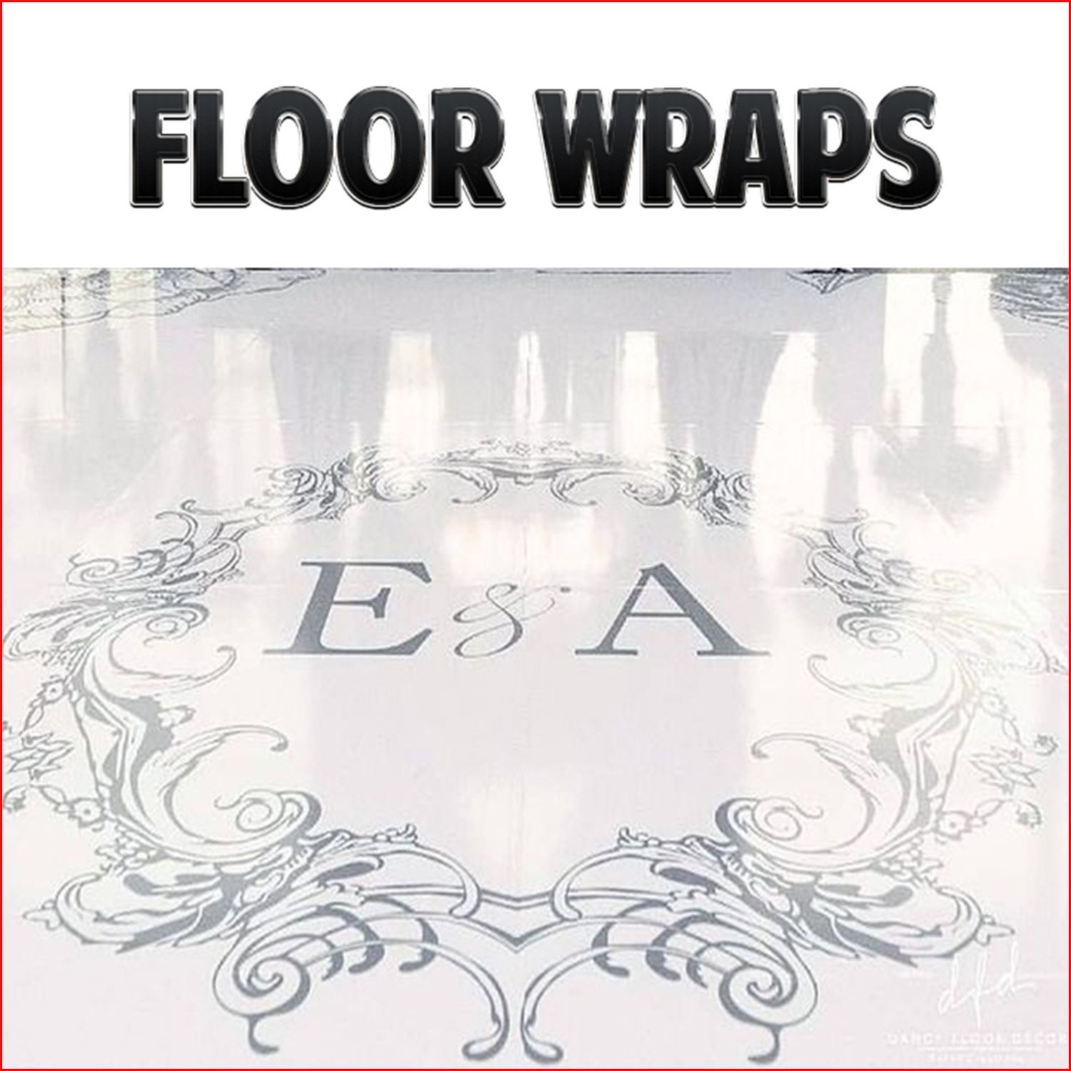Rectangle Floor Wraps and Stickers